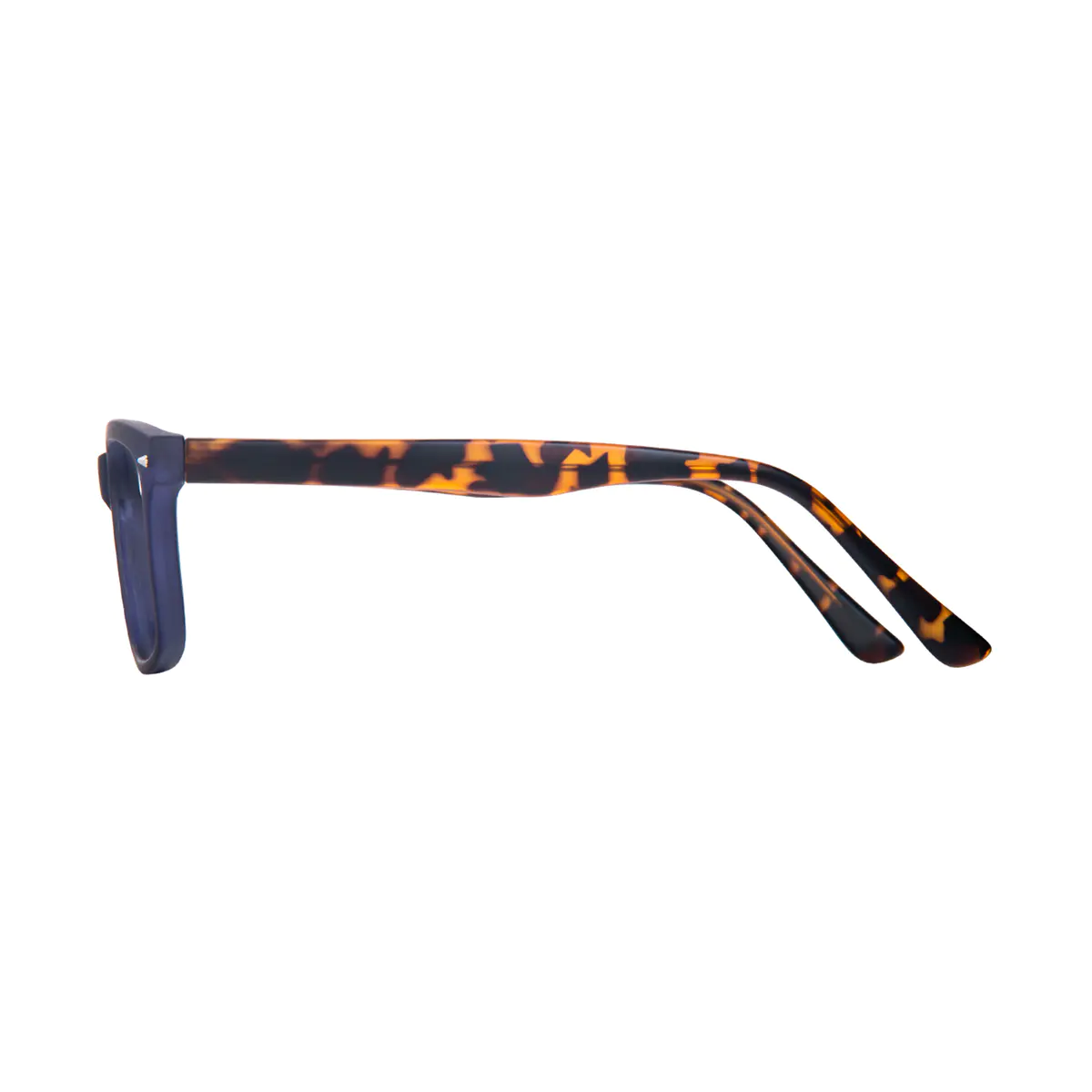 Rectangle Blue Eyeglasses