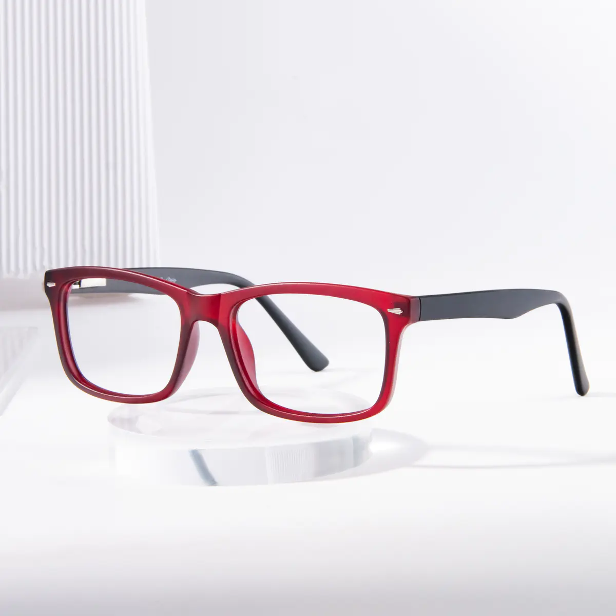 Rectangle Wine Eyeglasses