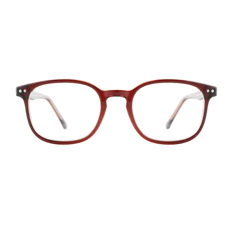 Square Brown Eyeglasses