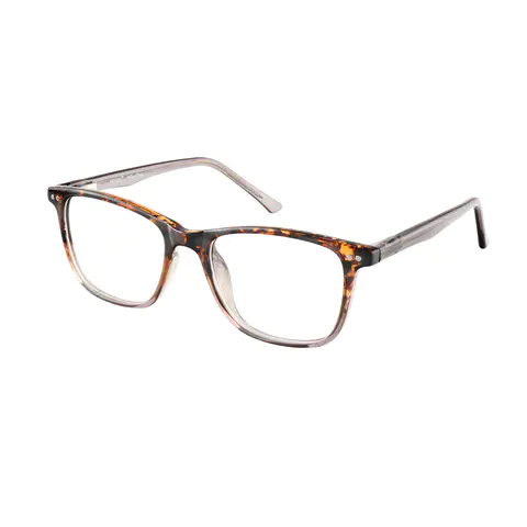 Rectangle Tortoiseshell/Clear Reading Glasses