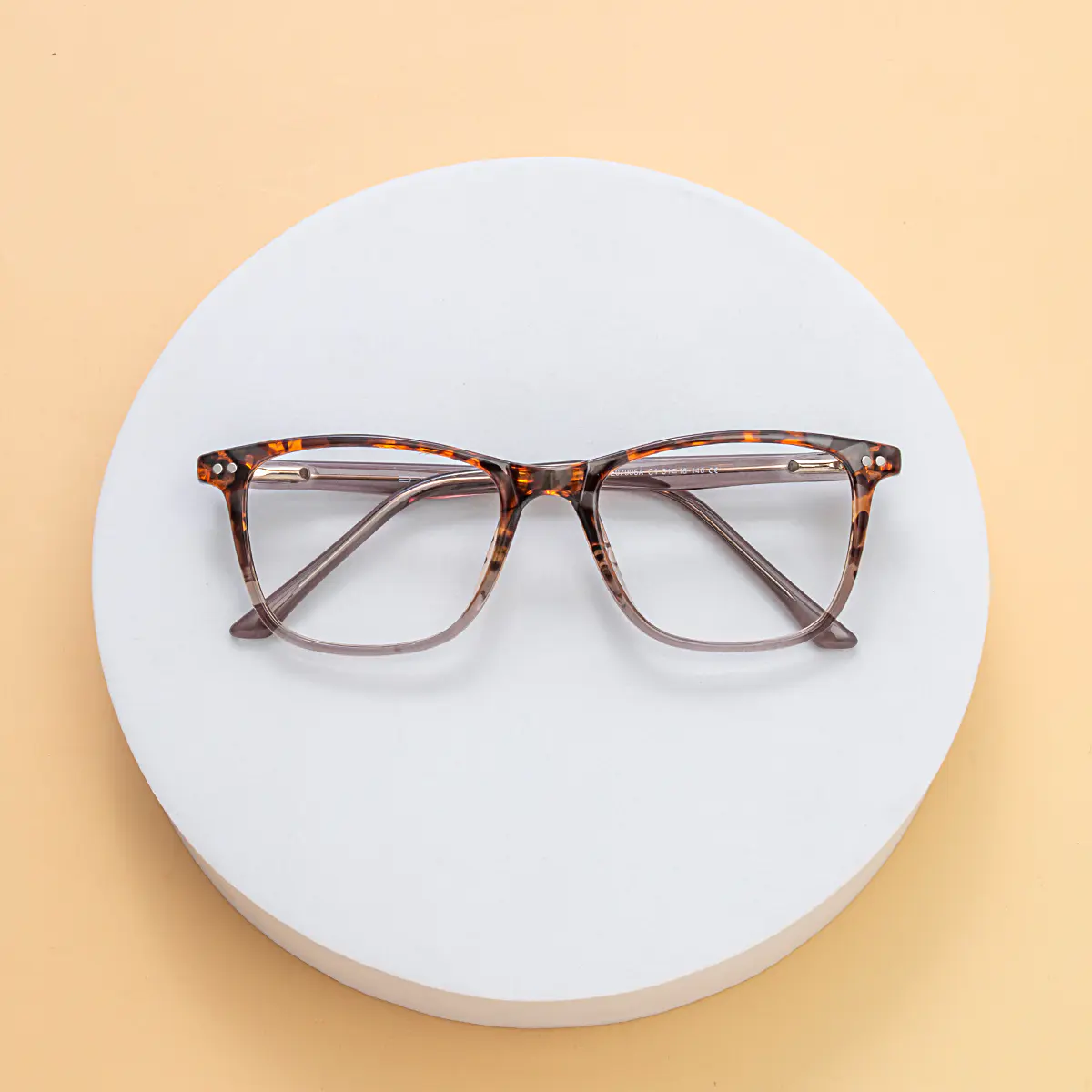Rectangle Tortoiseshell/Clear Reading Glasses