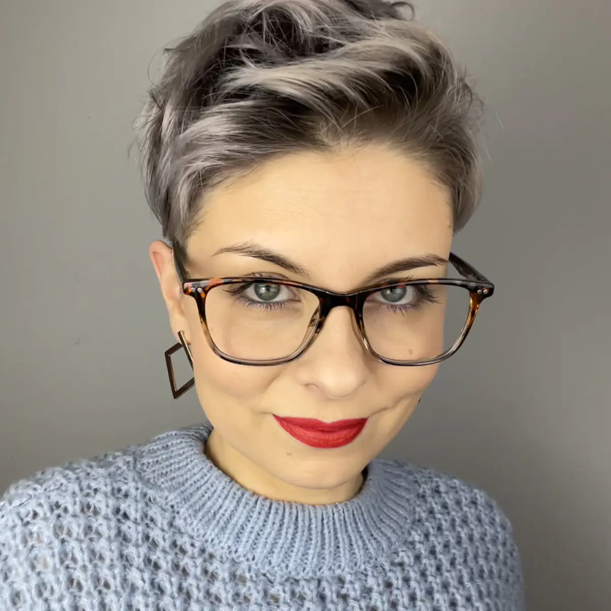 Rectangle Tortoiseshell/Clear Reading Glasses