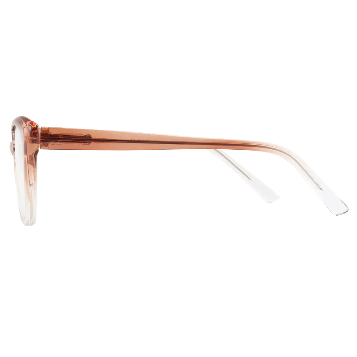 Square Brown/Clear Reading Glasses