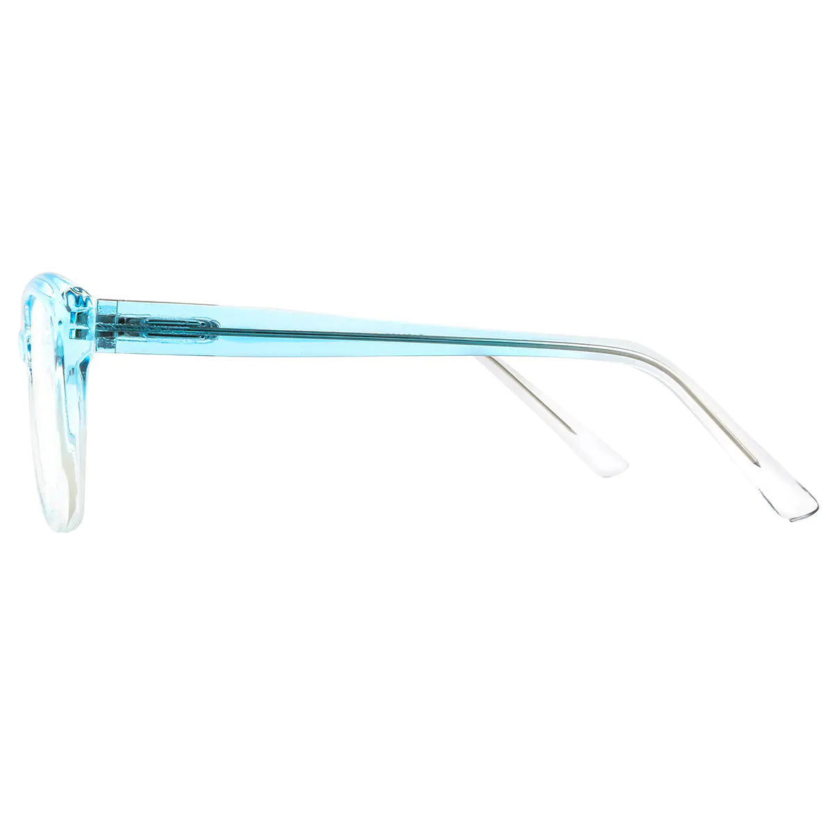 Square Blue/Clear Eyeglasses