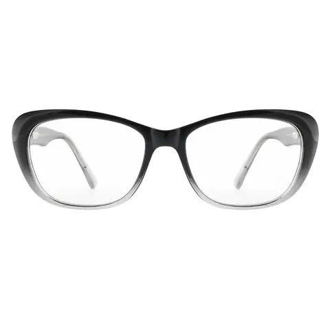 Rectangle Gradient Black Eyeglasses