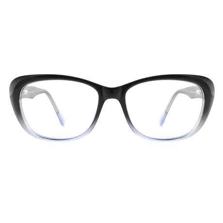Rectangle Black/Blue Eyeglasses