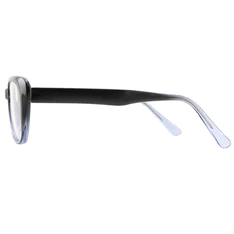 Rectangle Black/Blue Eyeglasses