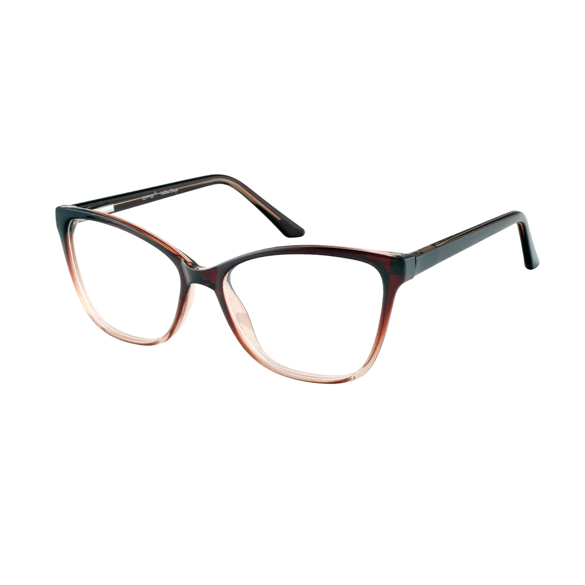 Cat-eye Gradient Pink Reading Glasses
