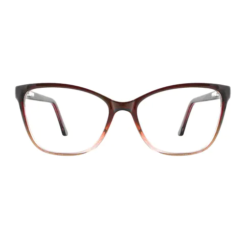 Cat-eye Gradient Pink Reading Glasses
