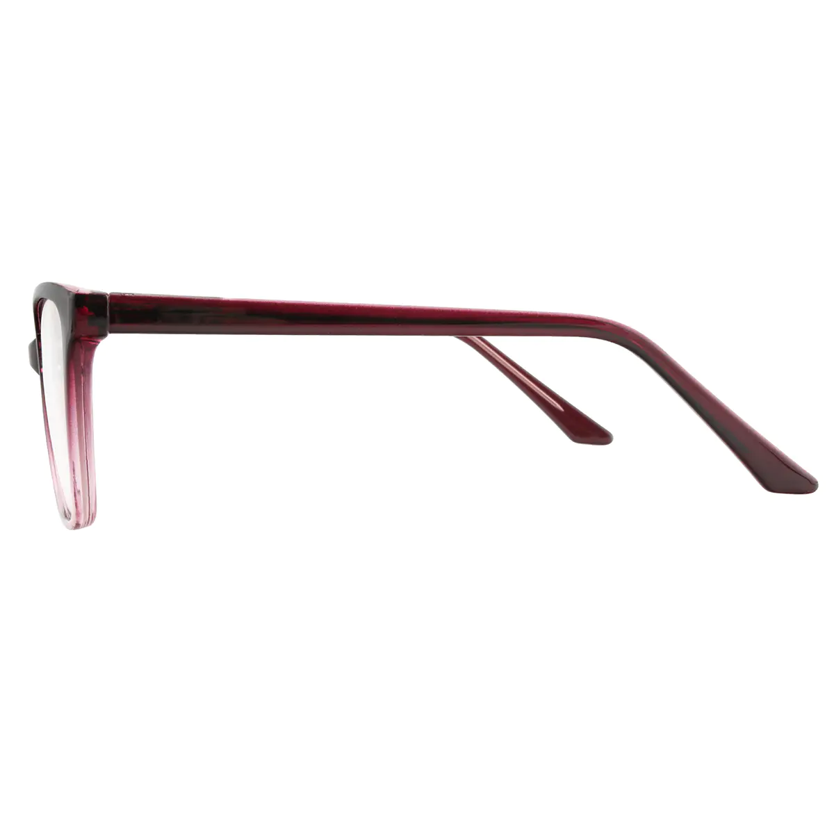 Cat-eye Gradient Brown Eyeglasses
