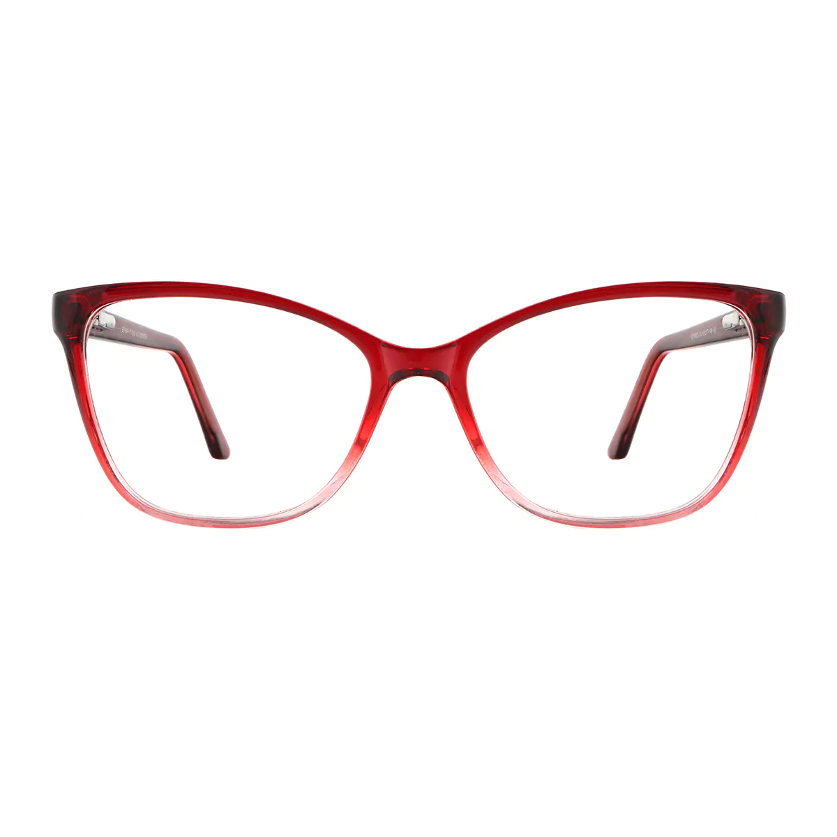 Cat-eye Gradient Red Eyeglasses