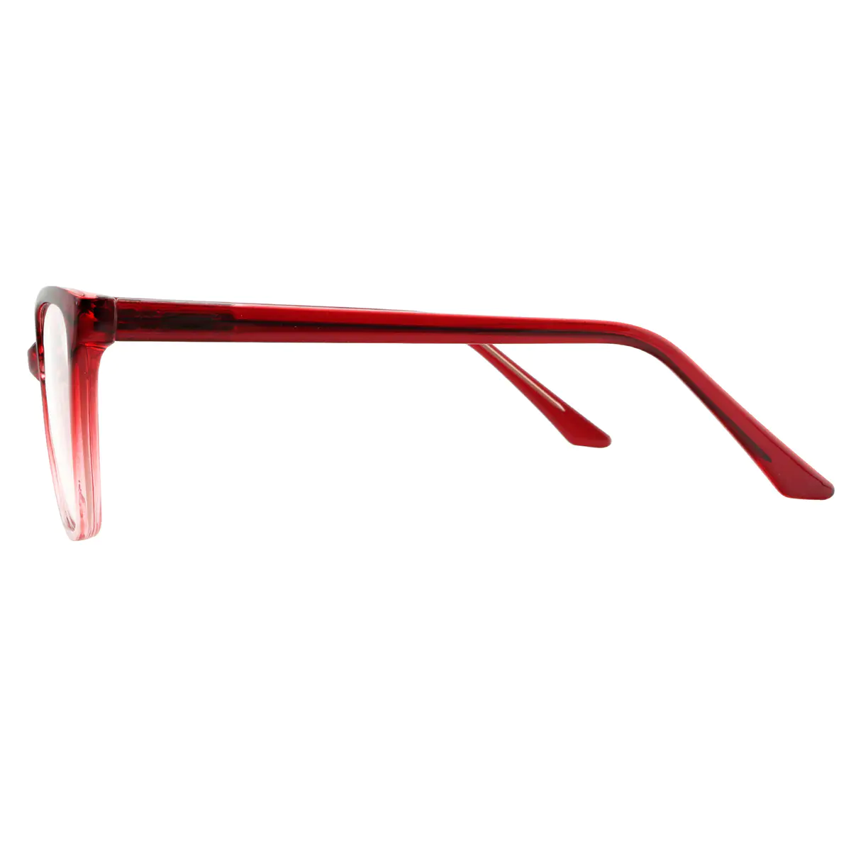 Cat-eye Gradient Red Eyeglasses