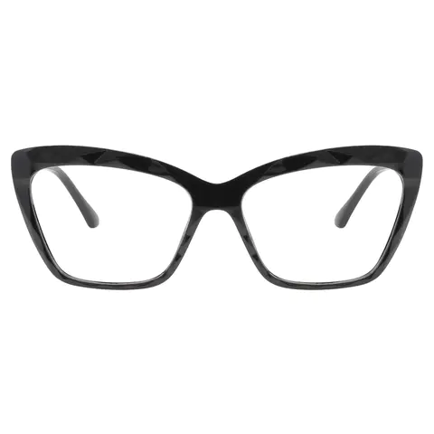 Cat-eye Black Reading Glasses