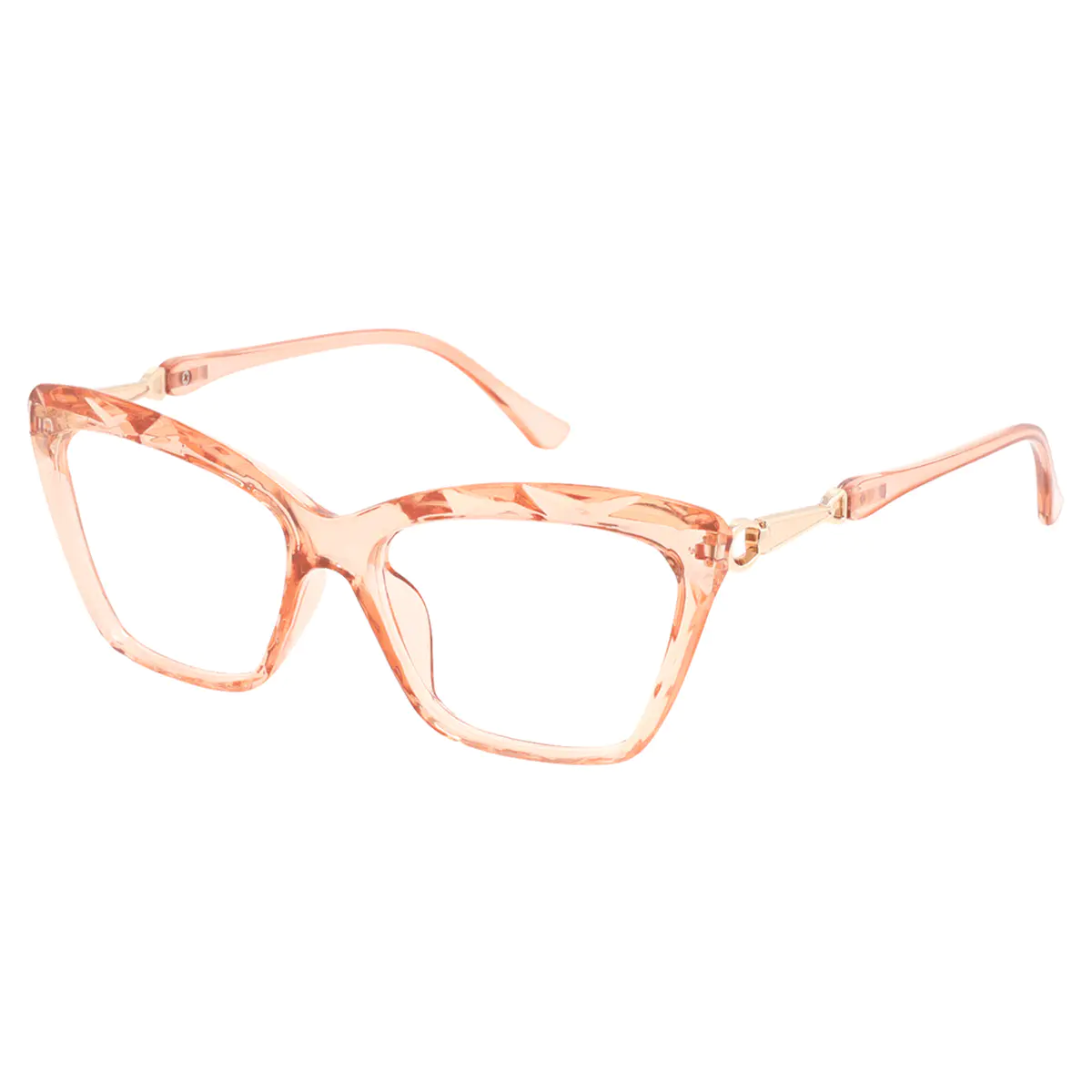 Cat-eye Rose Gold Reading Glasses