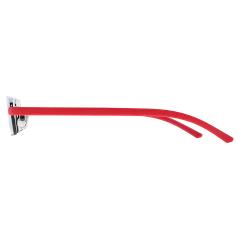 Rectangle Red Reading Glasses