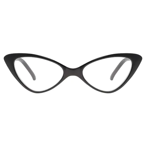 Cat-eye Black Reading Glasses