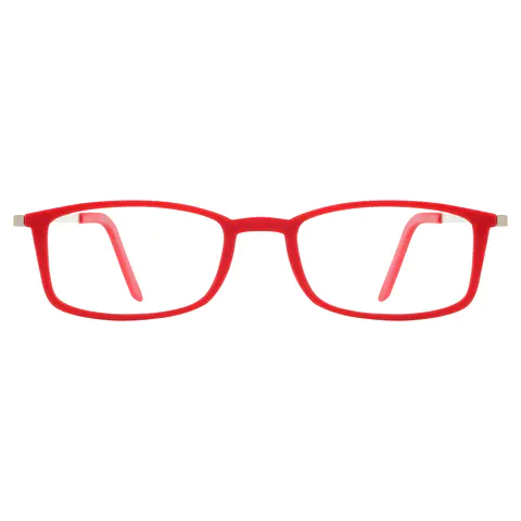 Rectangle Red Reading Glasses