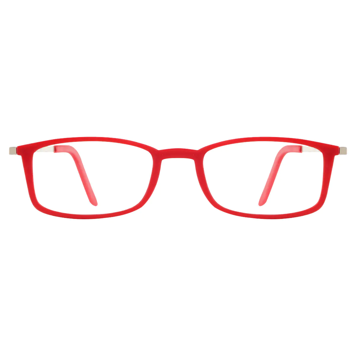 Rectangle Red Reading Glasses