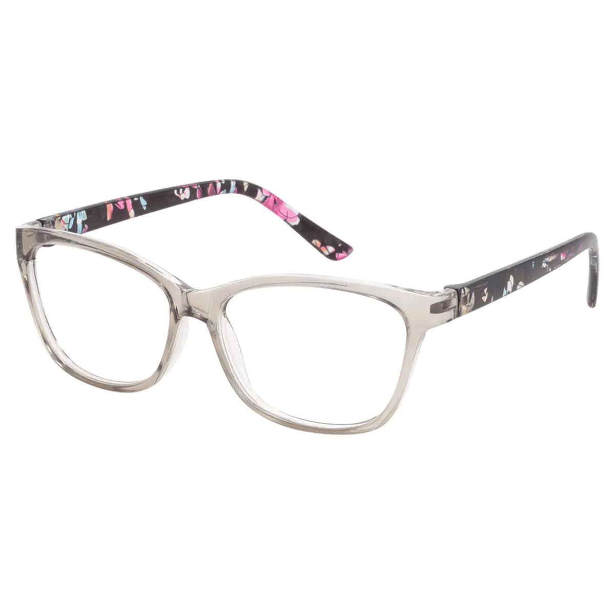 Square Grey Reading Glasses