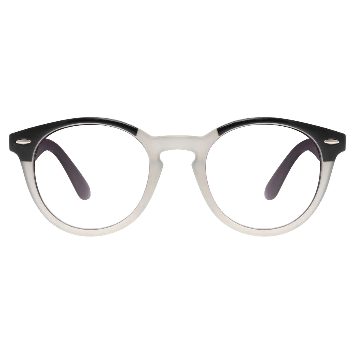 Round Black Reading Glasses