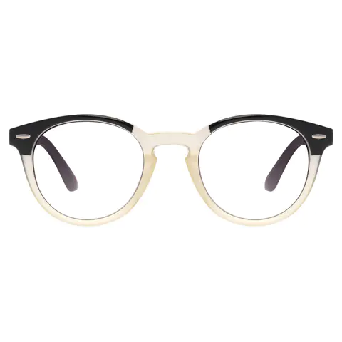 Round Brown Reading Glasses
