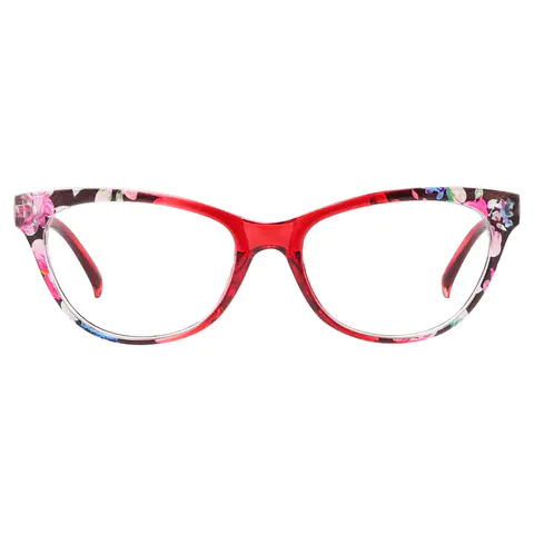 Cat-eye Red Reading Glasses