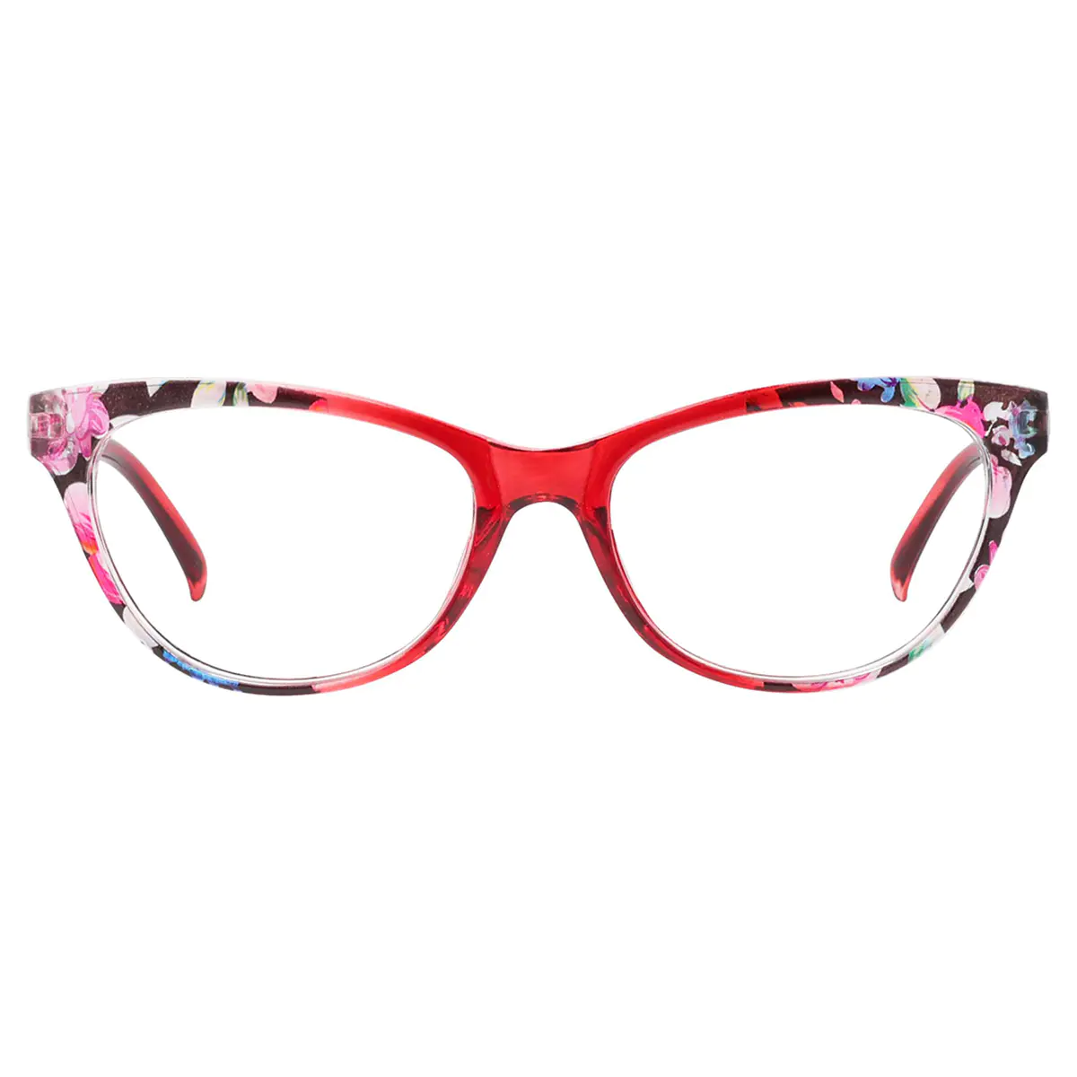 Cat-eye Red Reading Glasses