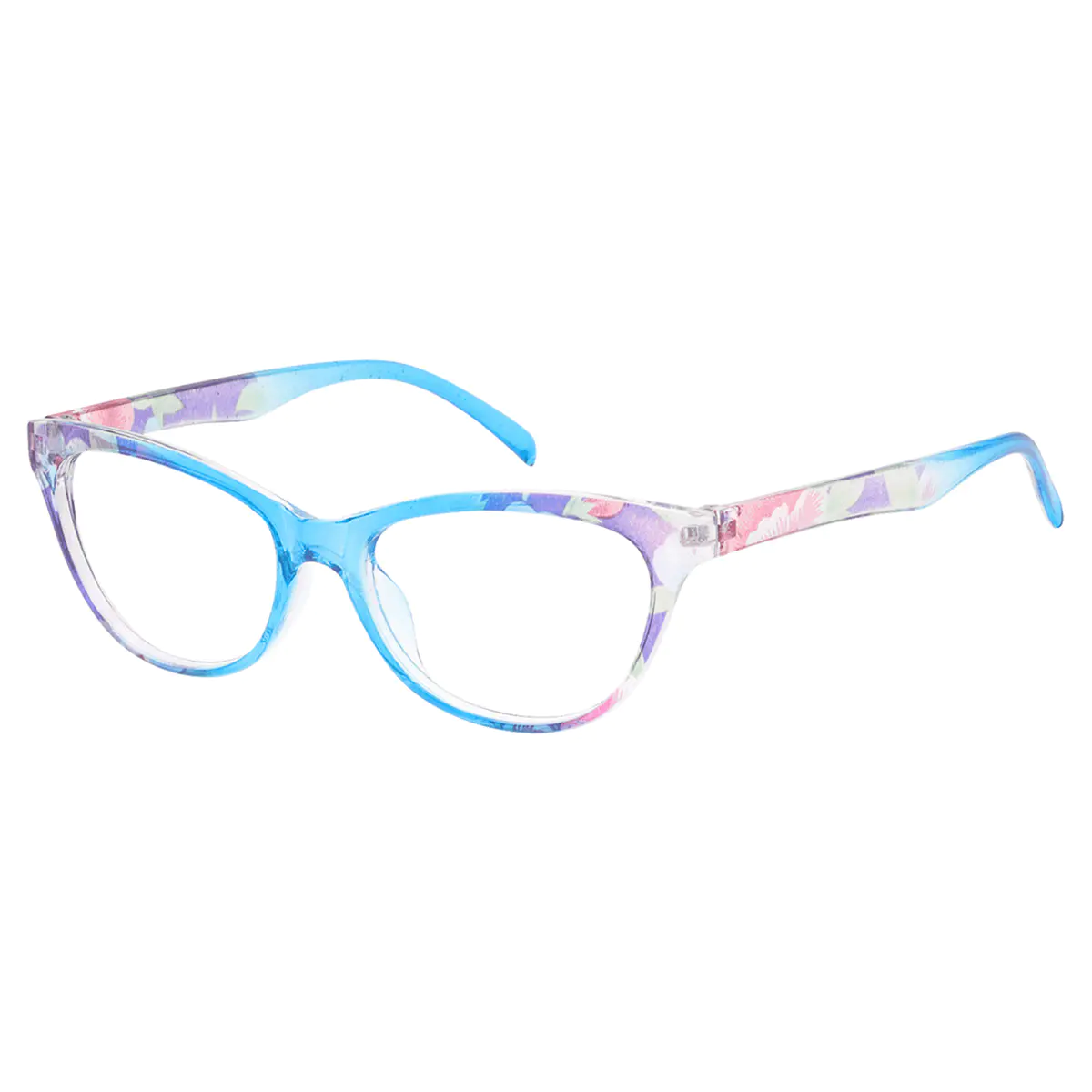 Cat-eye Blue Reading Glasses