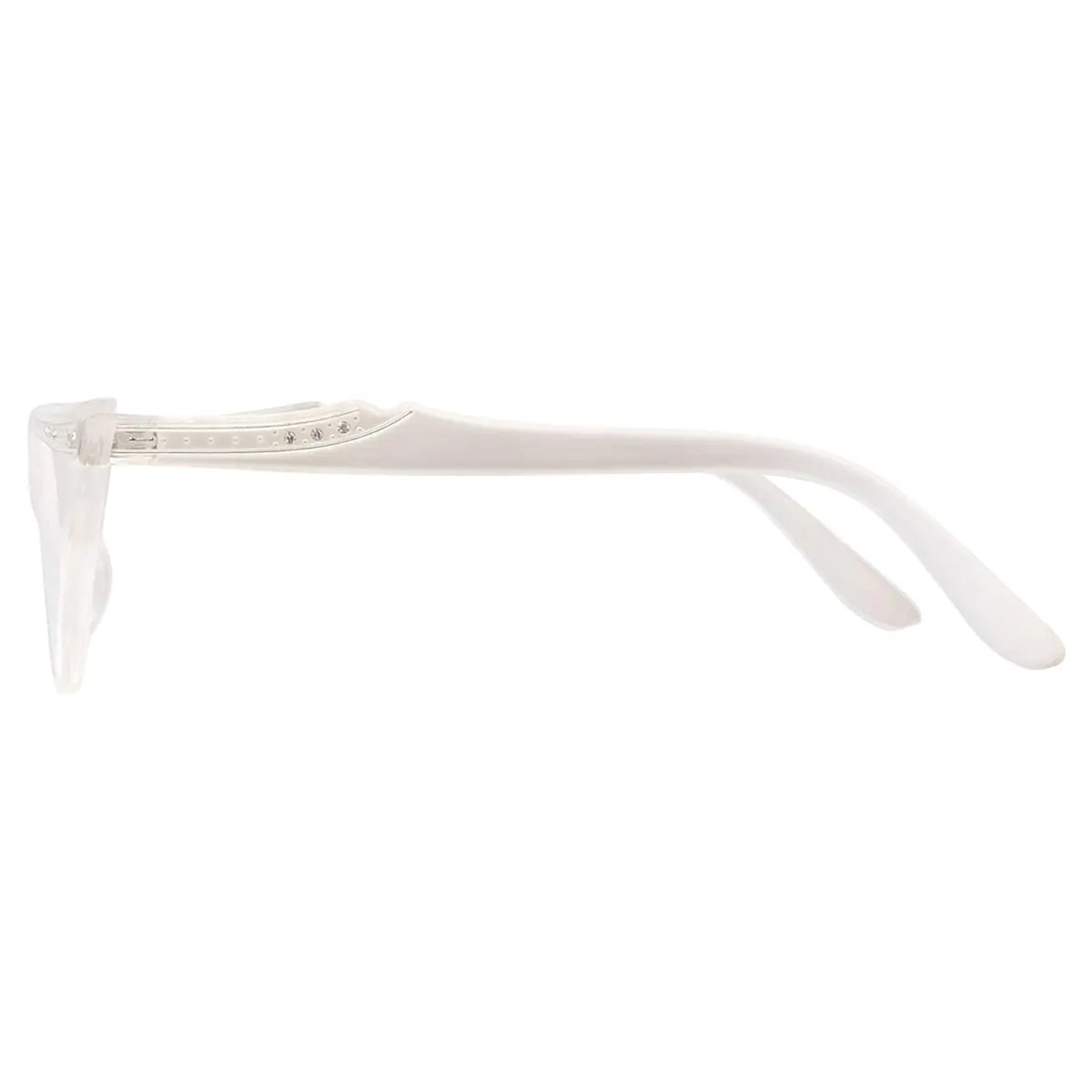 Cat-eye White Reading Glasses