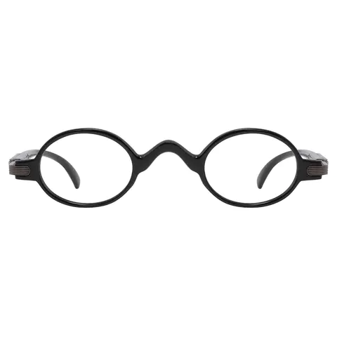 Round Black Reading Glasses