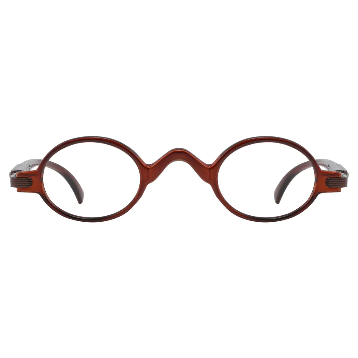 Round Dark Tortoiseshell Reading Glasses