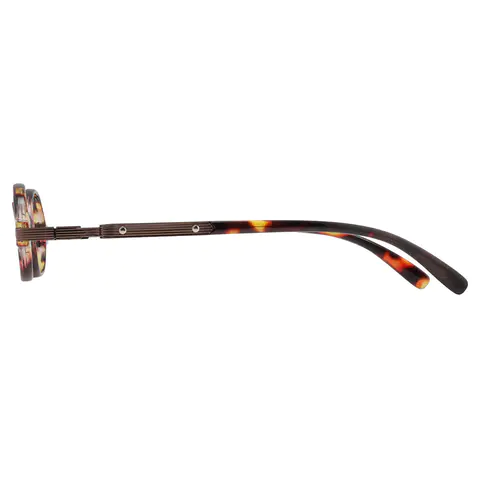 Round Lemon Tortoiseshell Reading Glasses
