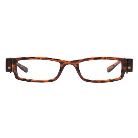 Rectangle Tortoiseshell Reading Glasses