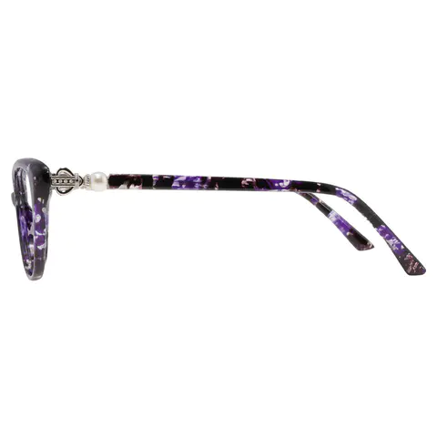 Cat-eye Purple Reading Glasses