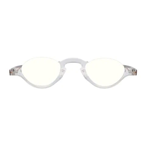 Oval Clear Reading Glasses