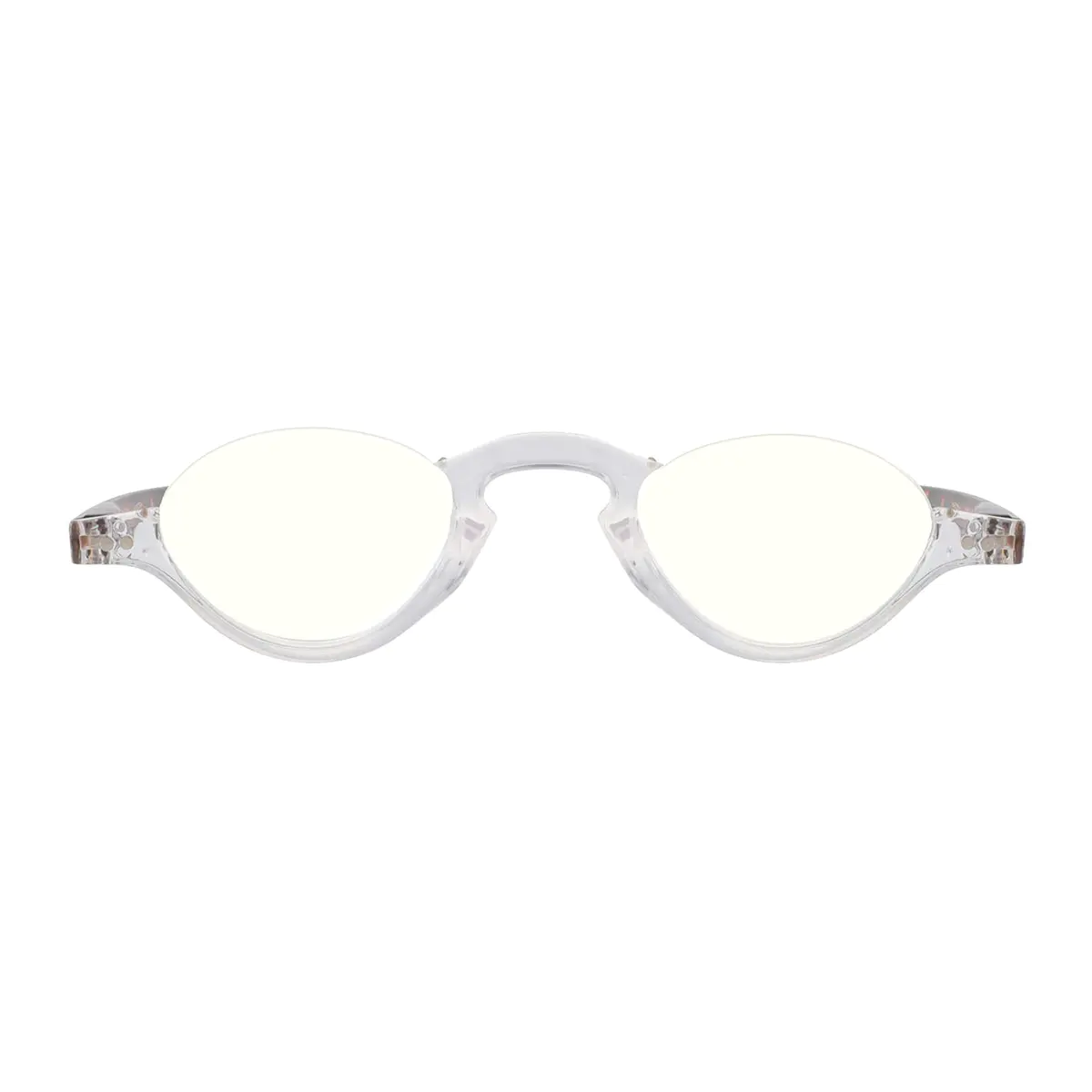 Oval Clear Reading Glasses
