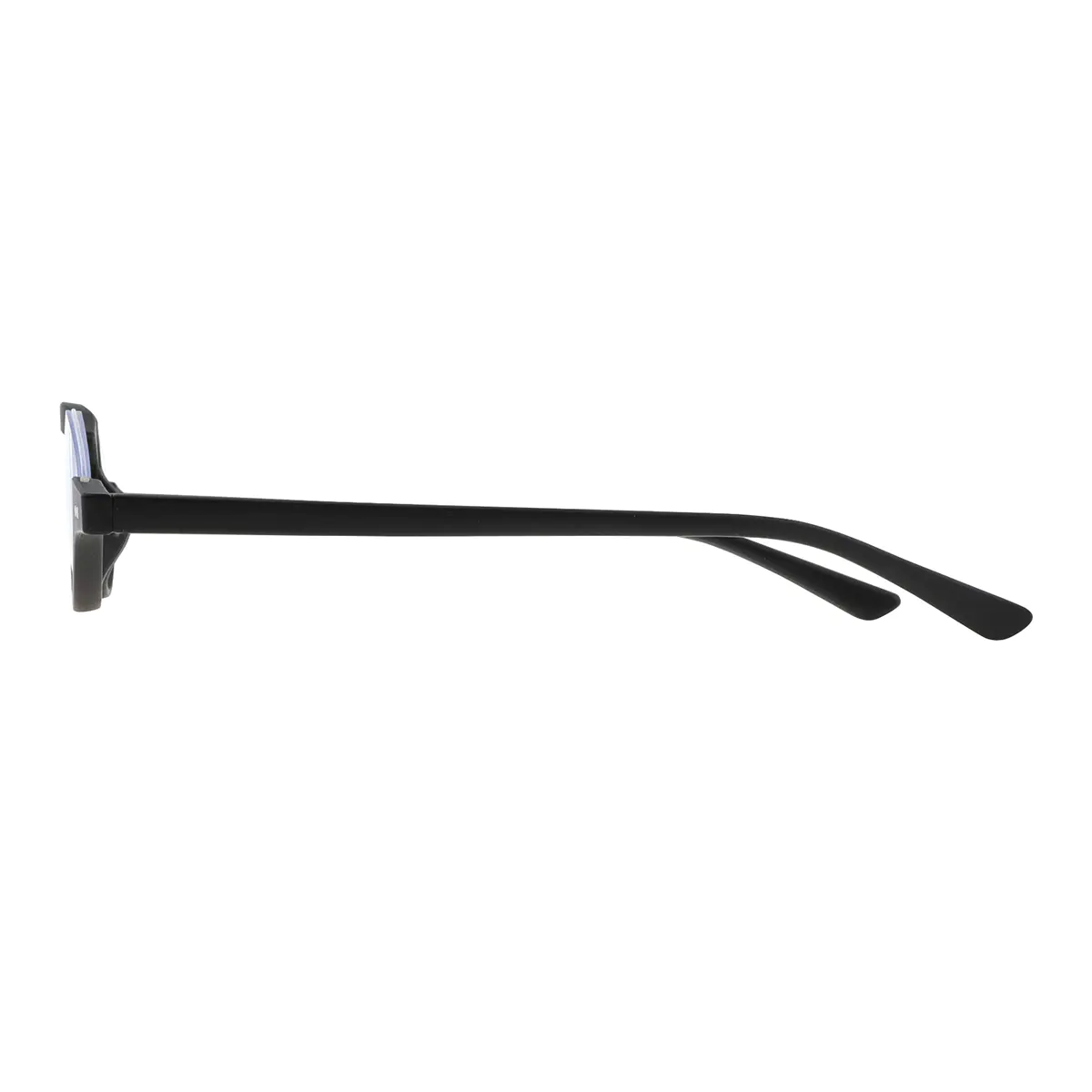 Oval Black Reading Glasses