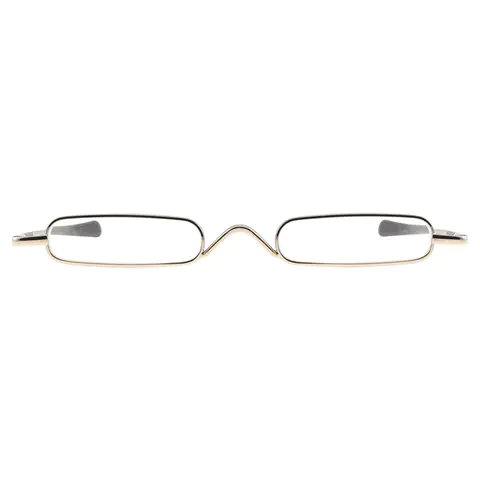 Geometric Silver Reading Glasses