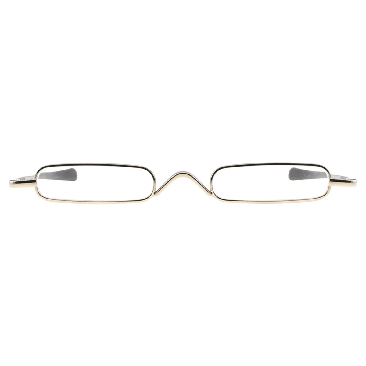 Geometric Silver Reading Glasses