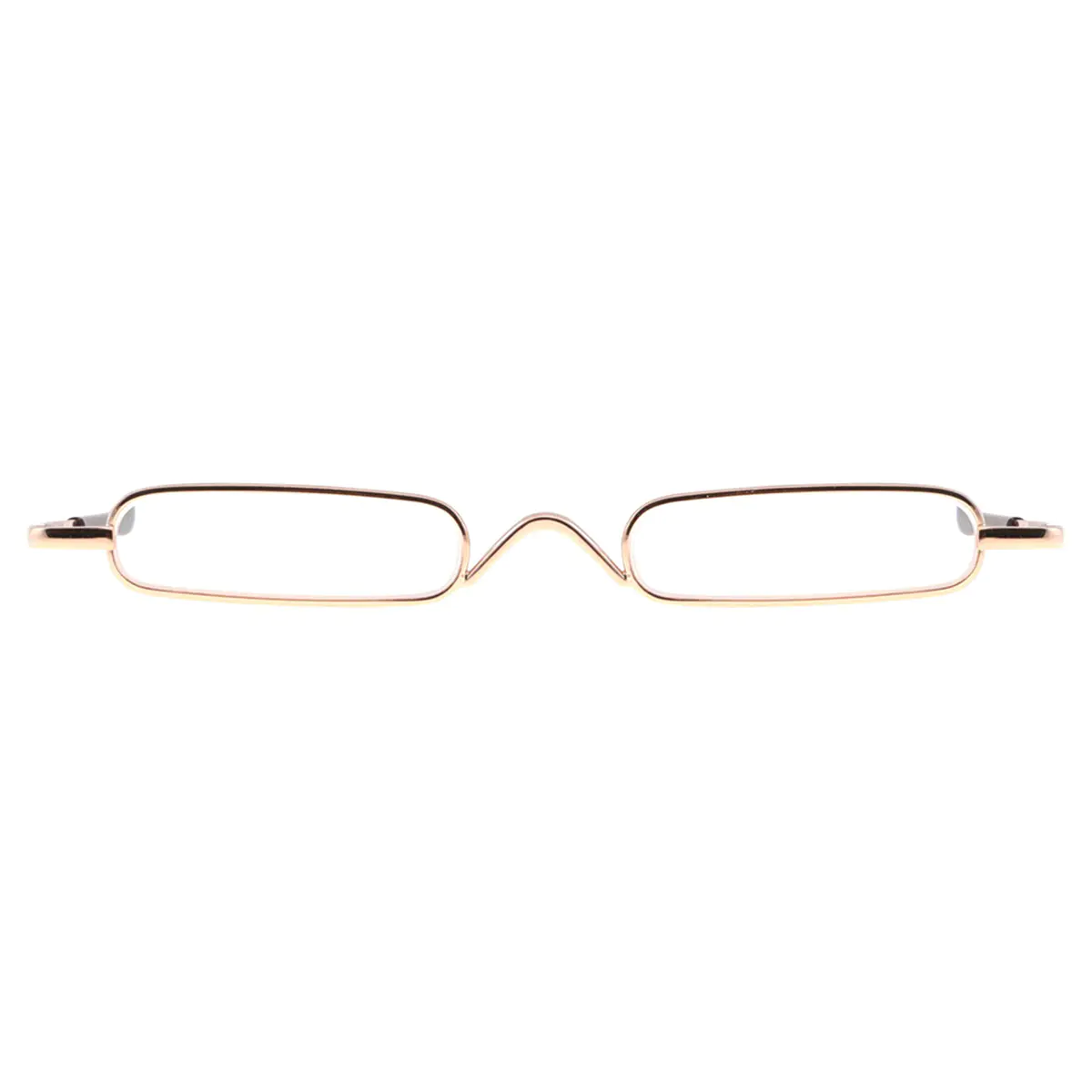 Geometric Gold Reading Glasses
