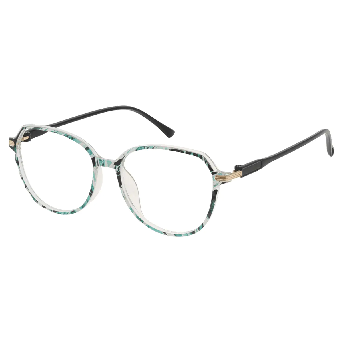 Cat-eye Green Reading Glasses