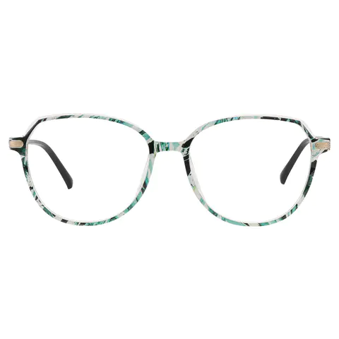 Cat-eye Green Reading Glasses