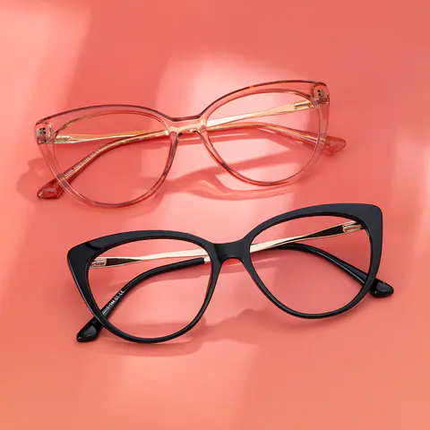 Cat-eye Black Eyeglasses