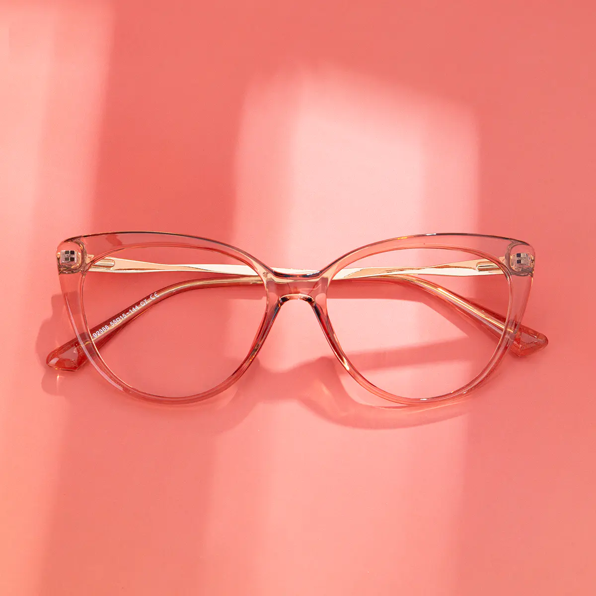 Cat-eye Pale Pink Eyeglasses