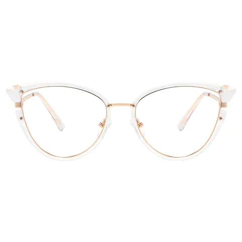 Cat-eye Clear Eyeglasses