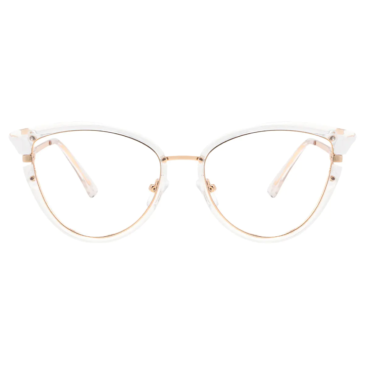 Cat-eye Clear Eyeglasses