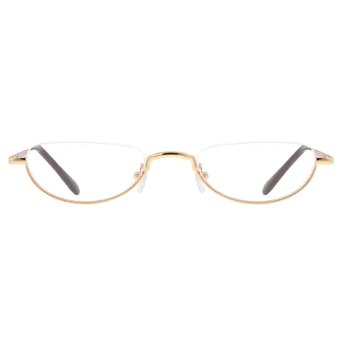 Oval Wood Reading Glasses