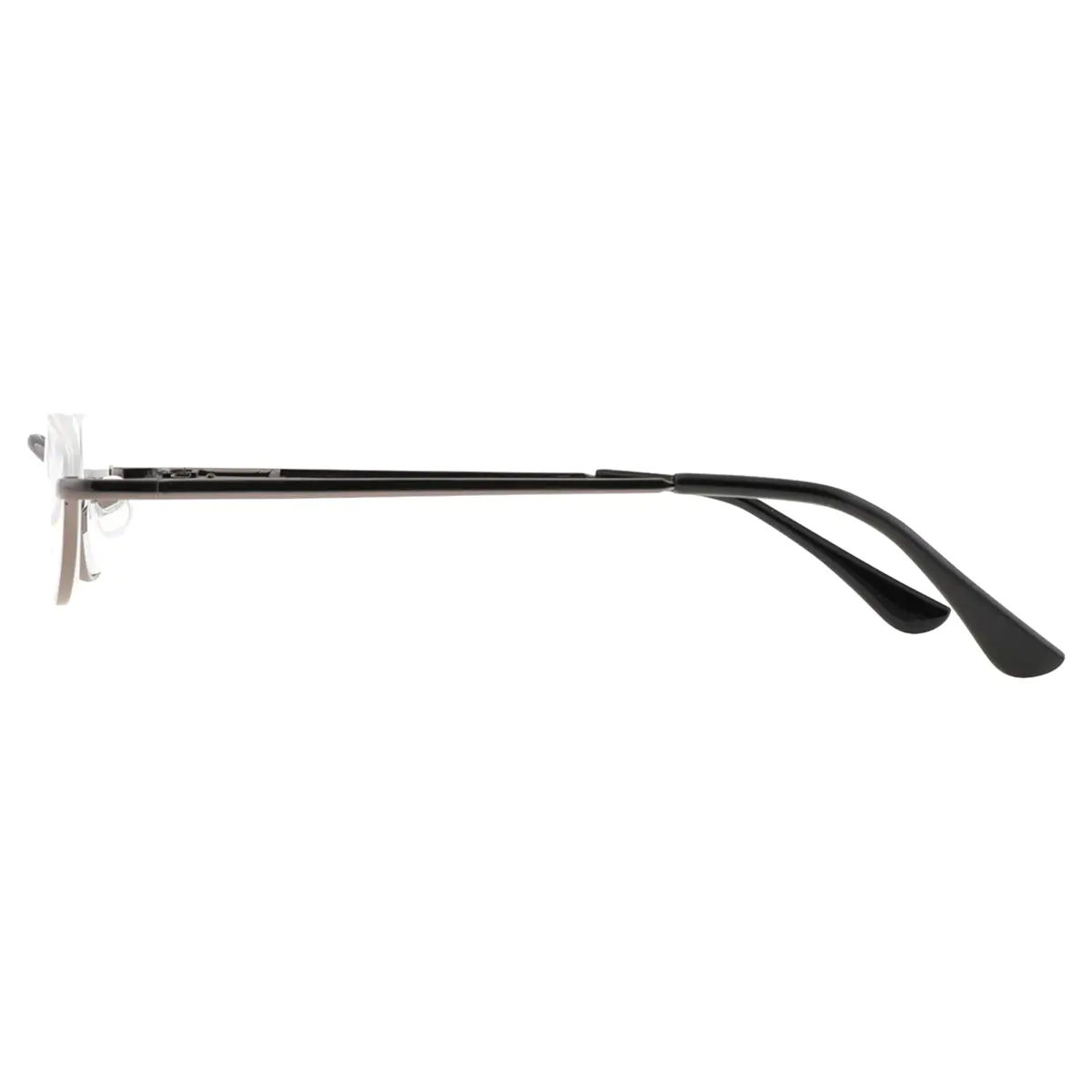 Oval Grey Reading Glasses