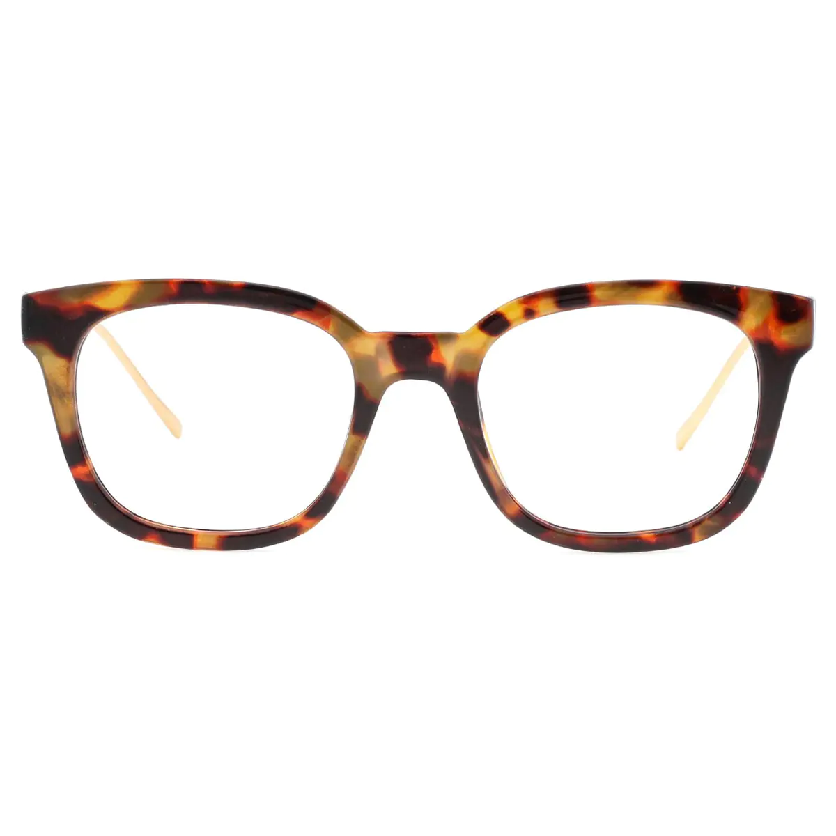Square Dark Tortoiseshell Eyeglasses