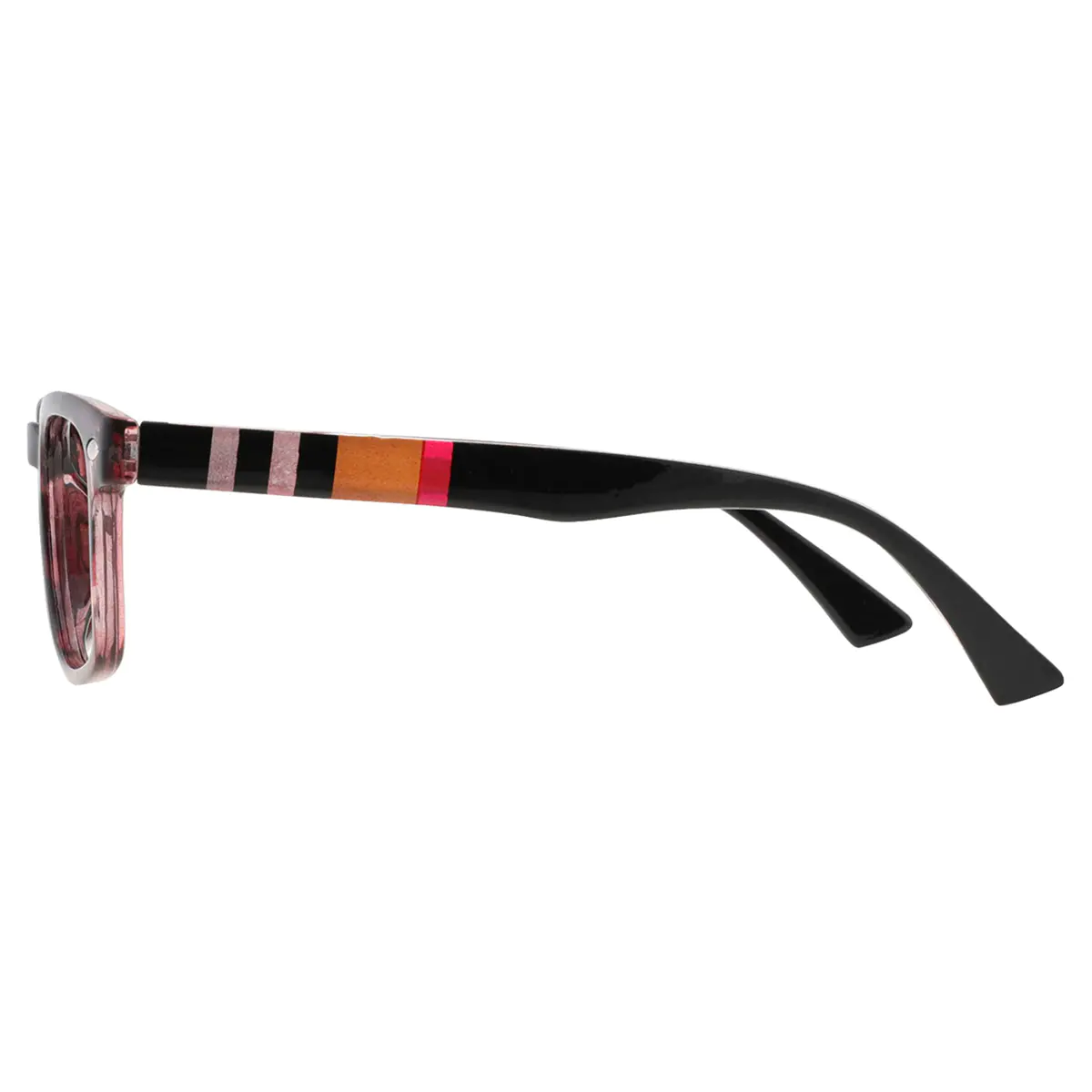 Square Red Reading Glasses